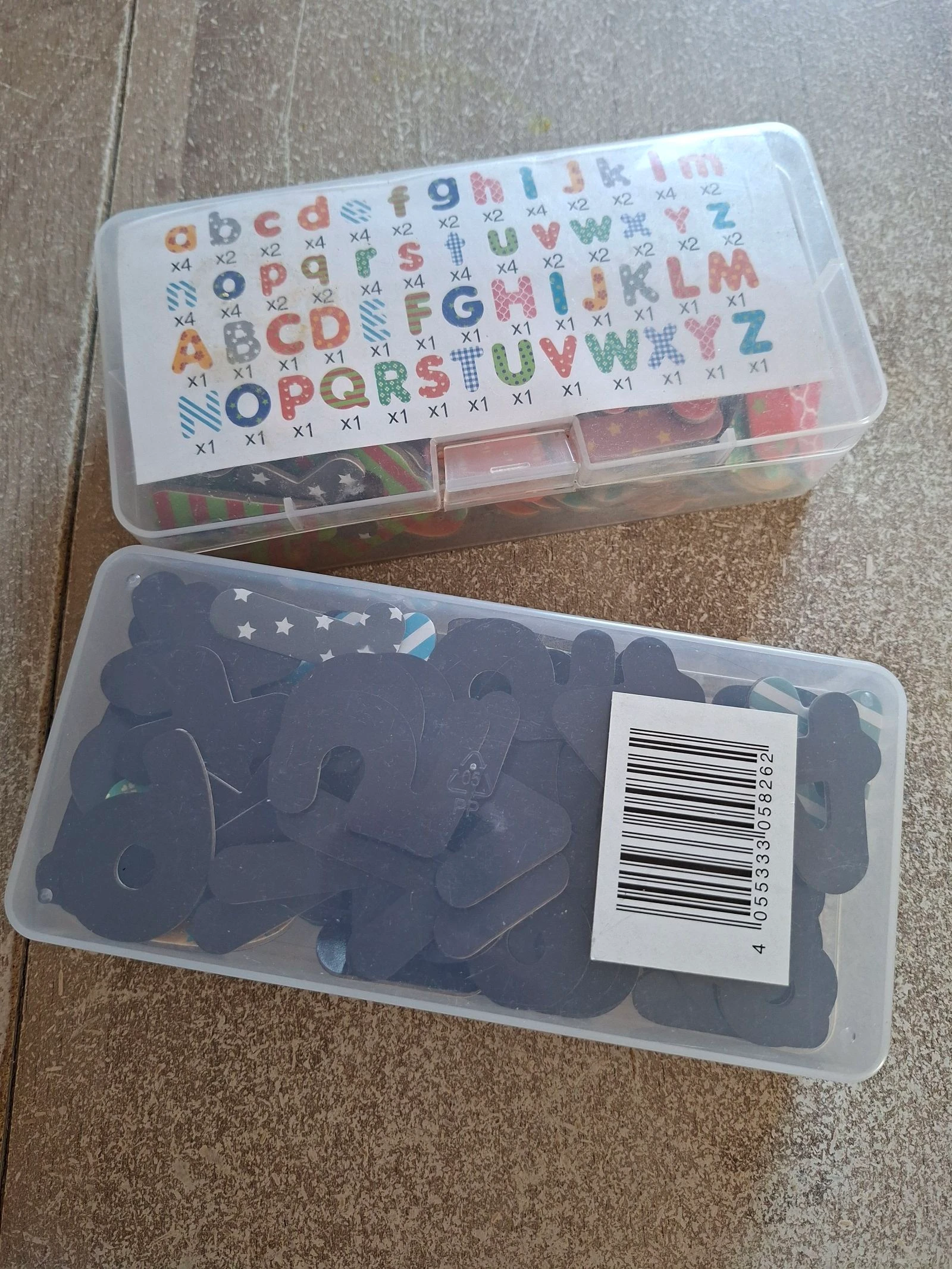 Gekartonneerde magnetische letters en cijfers - Educatief alfabet- en rekenspel - Onvolledig – photo 7